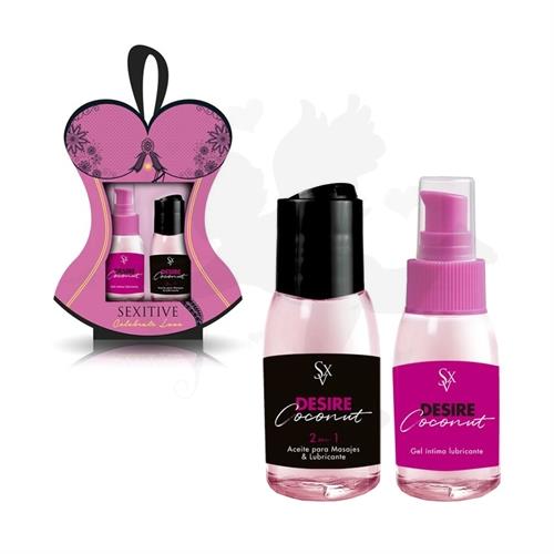 Kit love me aceite lubricante mas gel intimo  